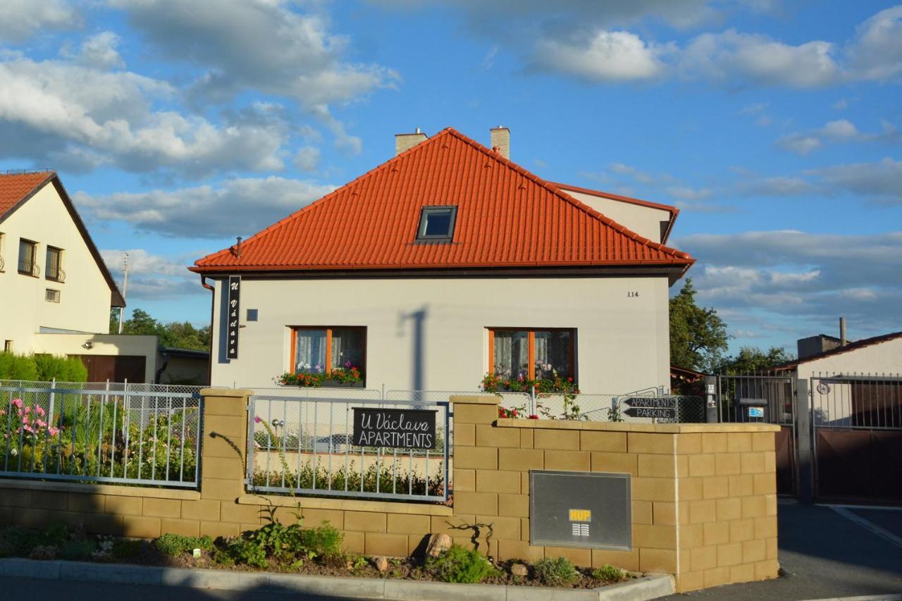 U Vaclava Lägenhet Kněževes Exteriör bild