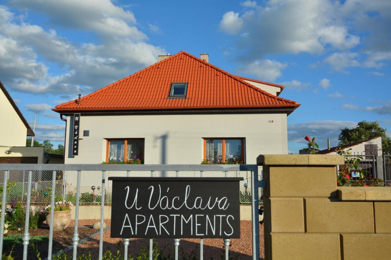 U Vaclava Lägenhet Kněževes Exteriör bild